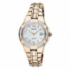 Solar Mother of Pearl Dial Gold-tone woman Watch