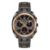 Bulova men Curv Chronograph Gunmetal IP Watch