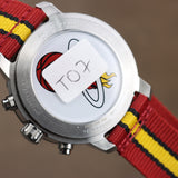 Tissot Quickster NBA Miami Heat Edition - Red, Black and Yellow Fabric Strap - T095.417.17.037.08