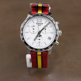 Tissot Quickster NBA Miami Heat Edition - Red, Black and Yellow Fabric Strap - T095.417.17.037.08