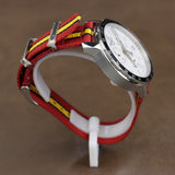 Tissot Quickster NBA Miami Heat Edition - Red, Black and Yellow Fabric Strap - T095.417.17.037.08