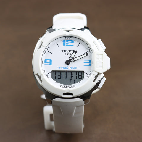 Tissot T-Race White Dial Blue Arabic Numbers - T081.420.17.017.01