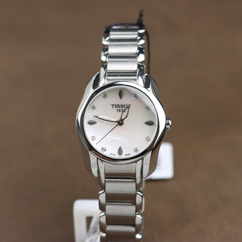 Tissot Trend T-Wave Mother of Pearl Dial Diamond woman Watch - T023.210.11.116.00