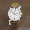 Tissot Lady Round Silver Dial Leather woman Watch - T052.210.16.037.01