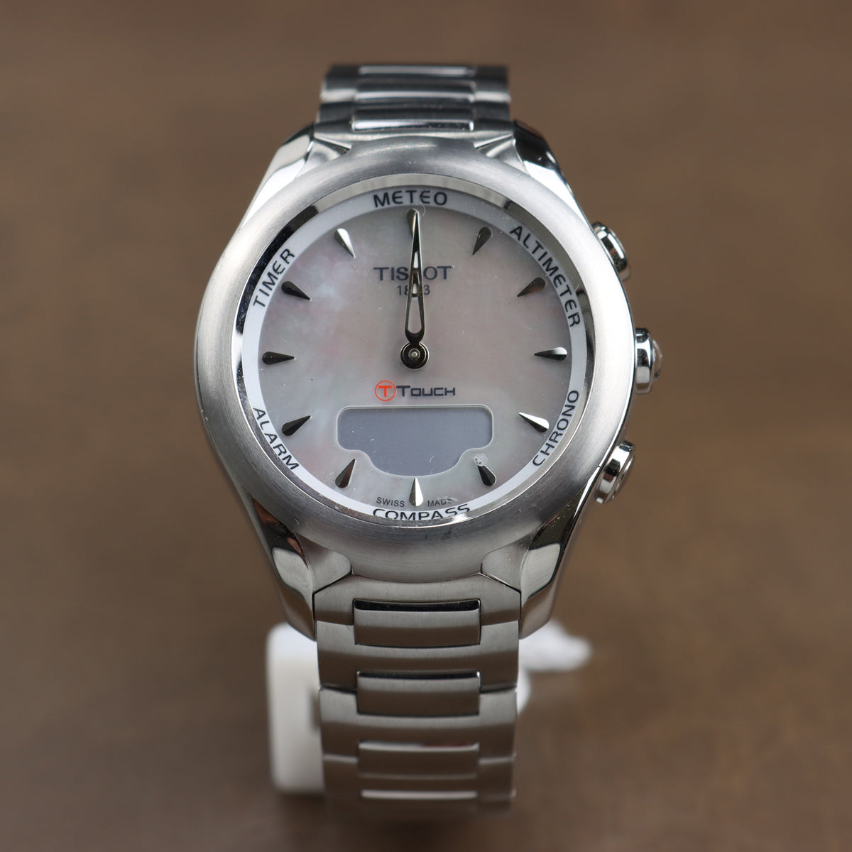 Tissot T-Touch Solar Lady Mother of Pearl Dial woman Watch -T075.220.11.101.01