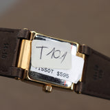 Tissot T02 Brown Mother of Pearl Dial woman Watch - T090.310.37.381.00
