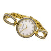 Bulova woman' Crystal Collection Gold-Tone Watch with Mother-of-Pearl Dial - 98L225