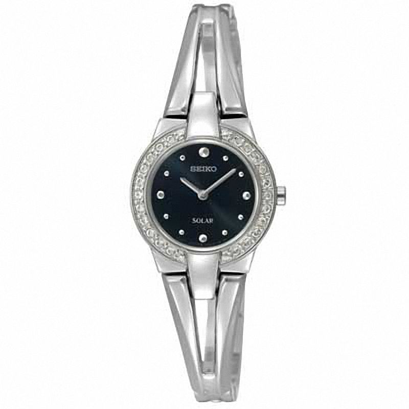 Seiko woman Solar Black Dial Stainless Steel