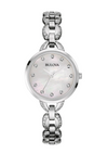 Bulova woman Crystal Accent Watch with Mother-of-Pearl Dial - 96L203