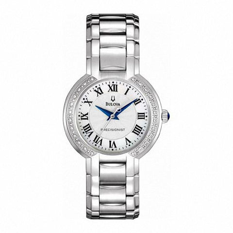 Bulova woman Fairlawn Mother of Pearl Diamond Bezel Watch