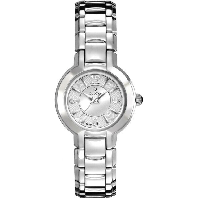 Bulova Fairlawn Silver Dial Stainless Steel woman Watch - 96L147