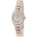 Bulova woman Diamond Gallery Stainless Steel Watch - Two-tone Mother Of Pearl Dial