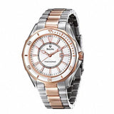 Bulova woman Winter Park Two tone bracelet Watch Precisionist Silver Dial
