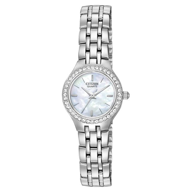 Citizen woman  Quartz Watch with Crystal Accents and Mother-of-Pearl Dial