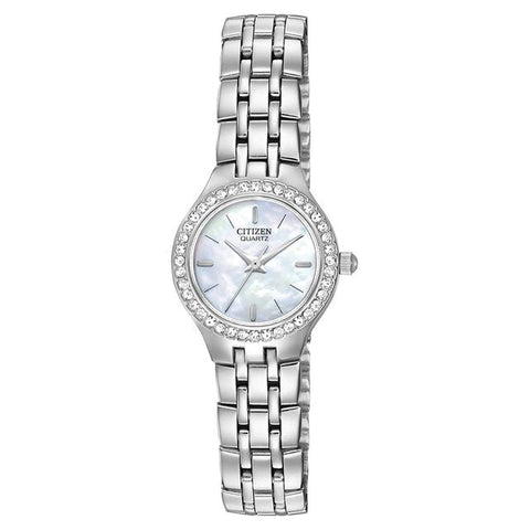Citizen woman  Quartz Watch with Crystal Accents and Mother-of-Pearl Dial