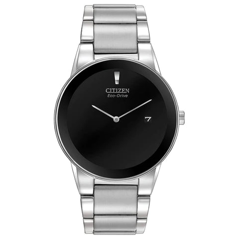 Citizen men Axiom Eco-Drive Black Dial Watch