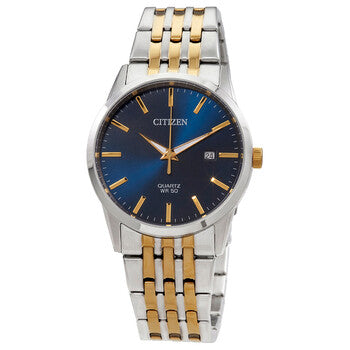 Citizen men Corso Eco-Drive Blue Dial Two-tone Watch
