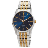 Citizen men Corso Eco-Drive Blue Dial Two-tone Watch