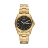 Citizen men Quartz Gold-Tone Watch with Black Dial