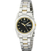 Citizen woman' Quartz SL Two-Tone Stainless Steel Watch with Black Dial - EQ0564-59E