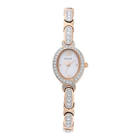 Bulova woman woman Crystal, 98L200 Rose Watch