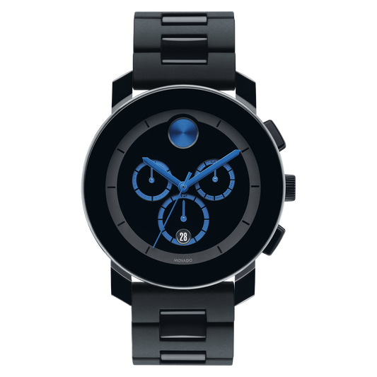 Movado Bold Black Dial TR90 men Watch