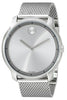Movado Bold Silver Dial Stainless Steel Mesh men Watch - 3600260
