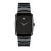 Movado men Eliro Black PVD Watch with Tonneau Black Dial - 0607187