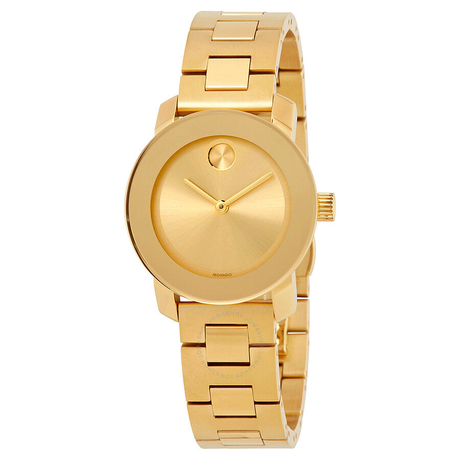 Bold Gold Sunray Dial woman Watch