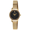 Citizen woman' Quartz Gold-Tone Mesh Watch with Black Dial - EZ7002-54E