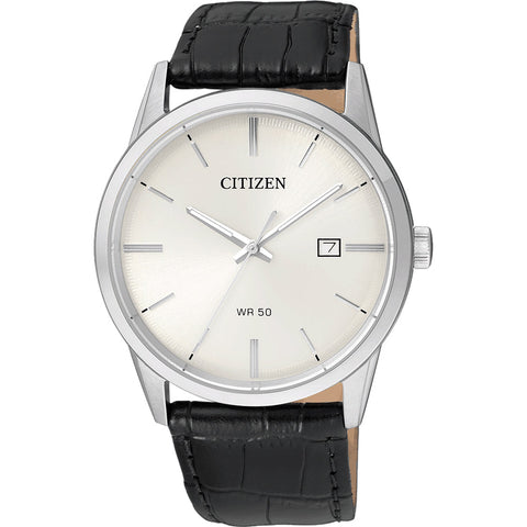 Citizen men Quartz Strap Watch with White Dial - BI5000-01A