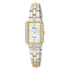 Seiko Solar Mother of Pearl Dial Two-tone woman Watch - SUP234