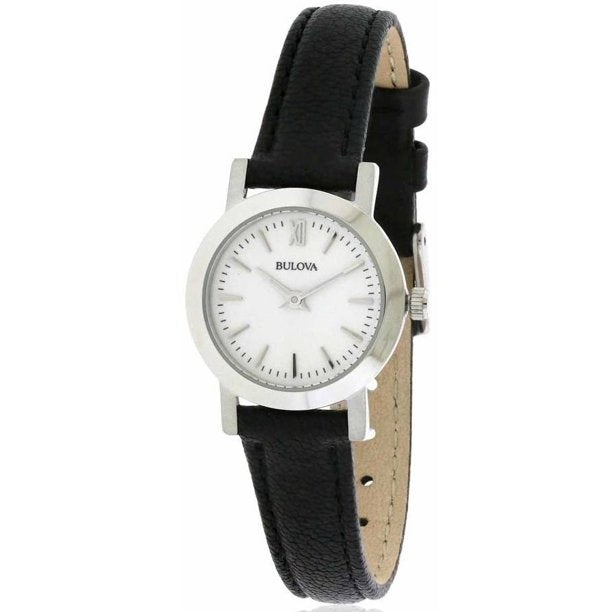Bulova Classic Silver Dial Interchangeable Leather woman Watch