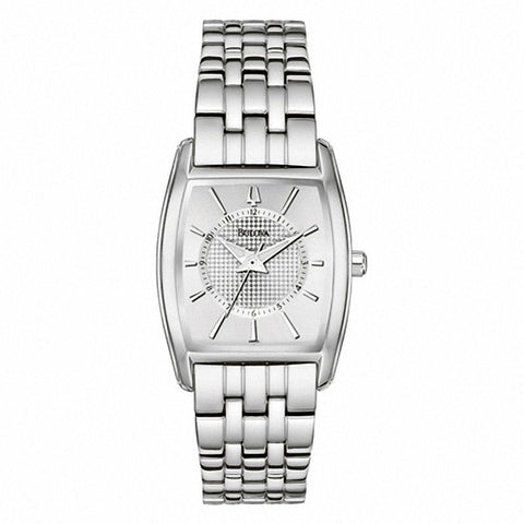 Bulova woman' Bulova Watch with Tonneau Silver-Tone Dial