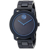 Movado Bold Navy Blue Dial Polyurethane Unisex Quartz Watch