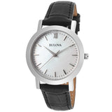 woman' Bulova Interchangeable Strap Watch Set with Mother-of-Pearl Dial