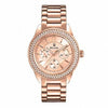 Bulova Boyfriend woman Crystal Rose Gold Bracelet Quartz Watch