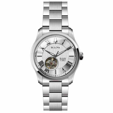 Bulova Wilton 60 Hour Power Reserve Automatic In Stainless Steel