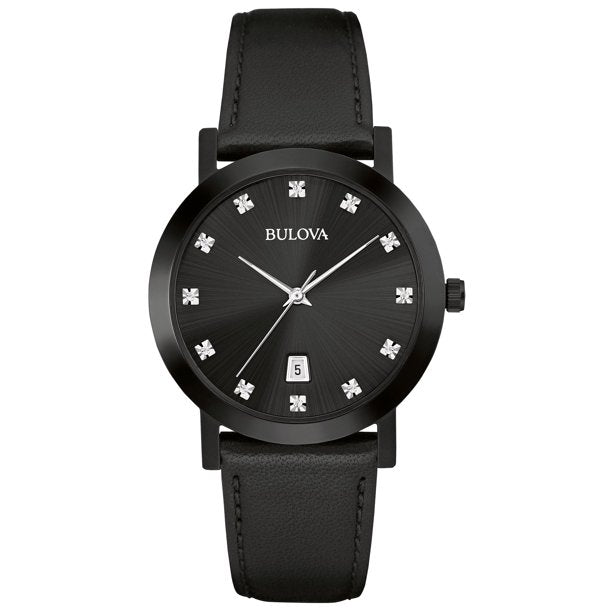 Black Dial Diamond men Watch