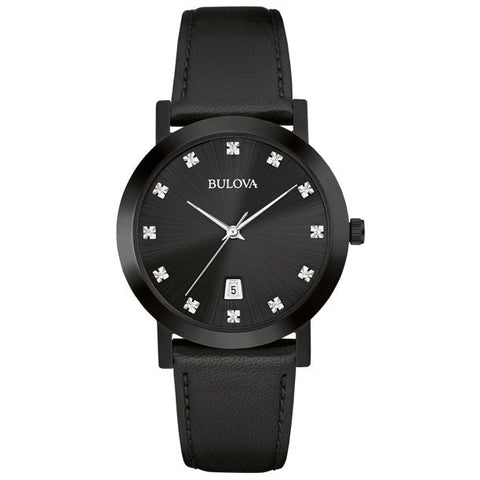Black Dial Diamond men Watch