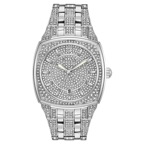 Swarovski Crystal Pave men Watch