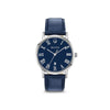 Bulova men Classic Strap Watch with Blue Dial 96B295