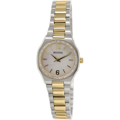 Diamond Gallery White Mother of Pearl Dial woman Watch 98R204