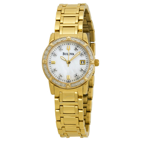 Highbridge Mother of Pearl Yellow Gold-tone woman Watch