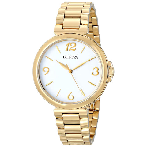 White Dial Gold-tone woman Watch 97L139