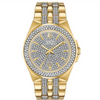 Bulova men Exclusive Crystal Accent Gold-Tone PVD Watch - 98K102