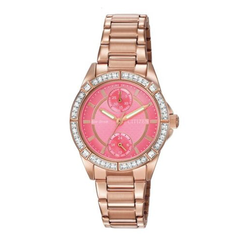Citizen POV Eco-Drive Coral Dial woman Watch
