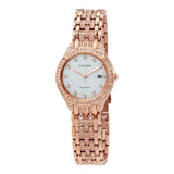Citizen Silhouette Crystal Silver Dial woman Crystal Watc