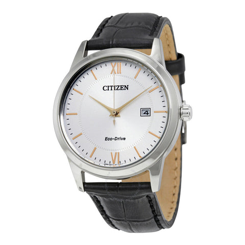 Citizen men Eco-Drive® Corso Strap Watch with Silver Dial