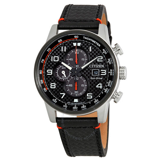 Citizen Primo Chronograph Eco-Drive Black Dial men Watch 